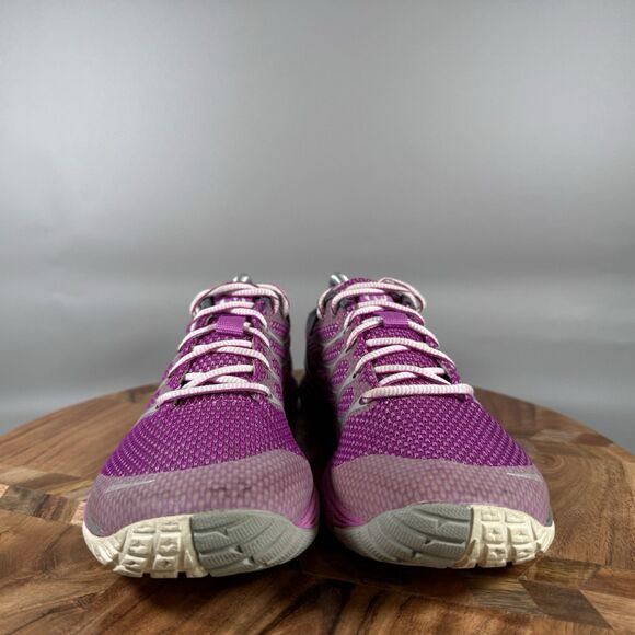 S Merrell Road Glove Dash 3 Women’s Size 7.5 Purple Ice Trail Running Shoes Used - Picture 2 of 8